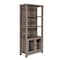 Flash Furniture Stella Modern Farmhouse Wooden Bookcase and Storage Cabinet, 3 Upper Shelves in Gray Wash ZG-027-GRYWSH-GG - alternate 8
